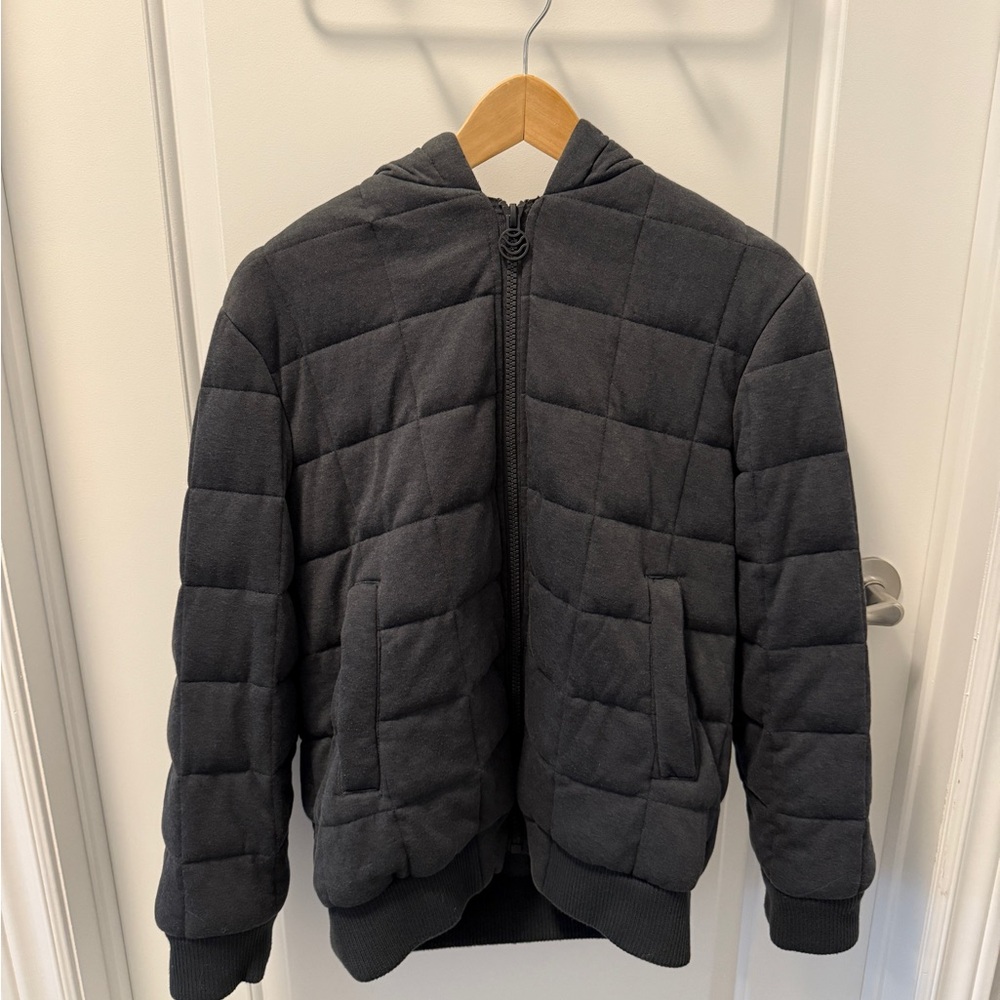WEIGHTED THERAHOODIE - FLEECE COZY CHARCOAL XS